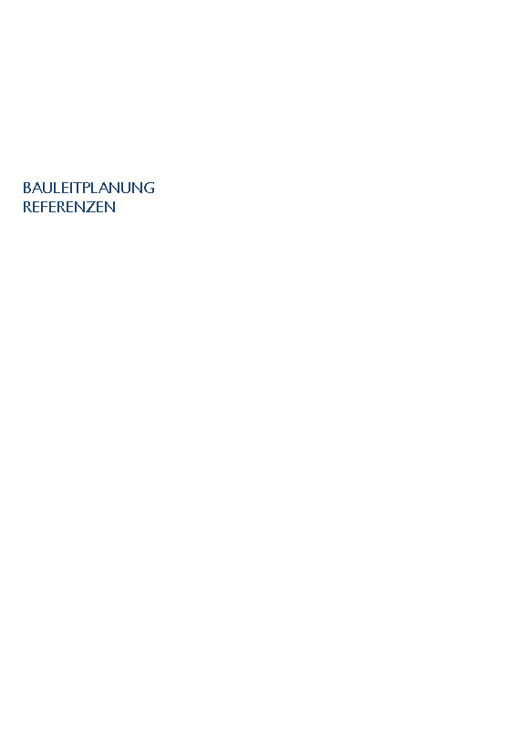 Bauleitplanung 
Referenzen